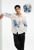 Butterfly Crest 100% Linen Shirt