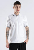 Chain White Cotton T-Shirt