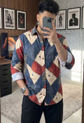 Indigo Mosaic Imported Shirt