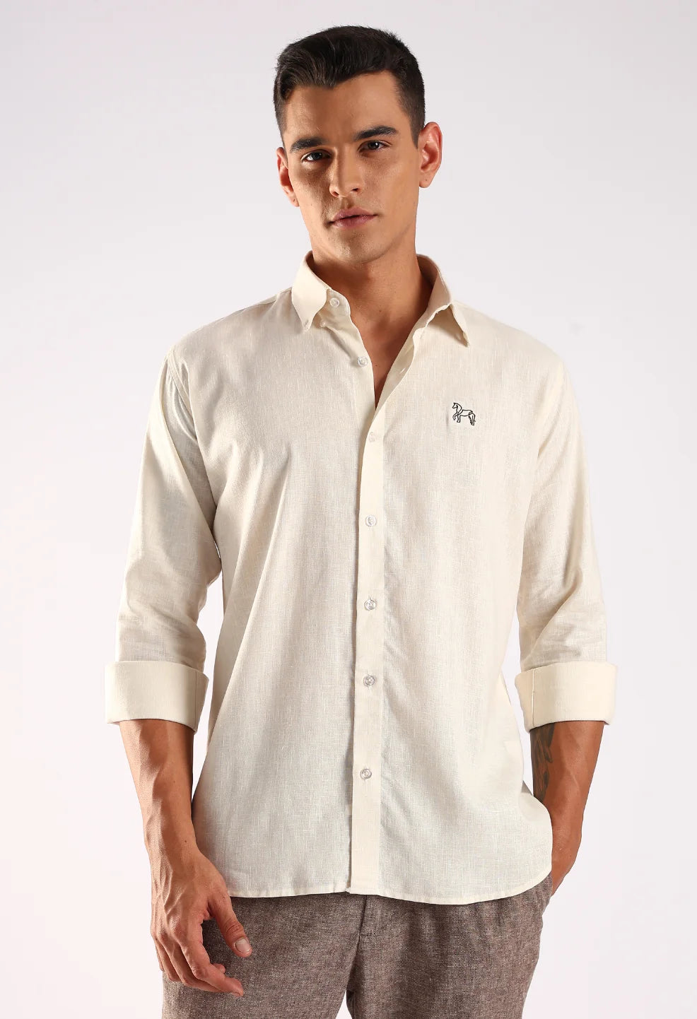 Linen Cream Shirt