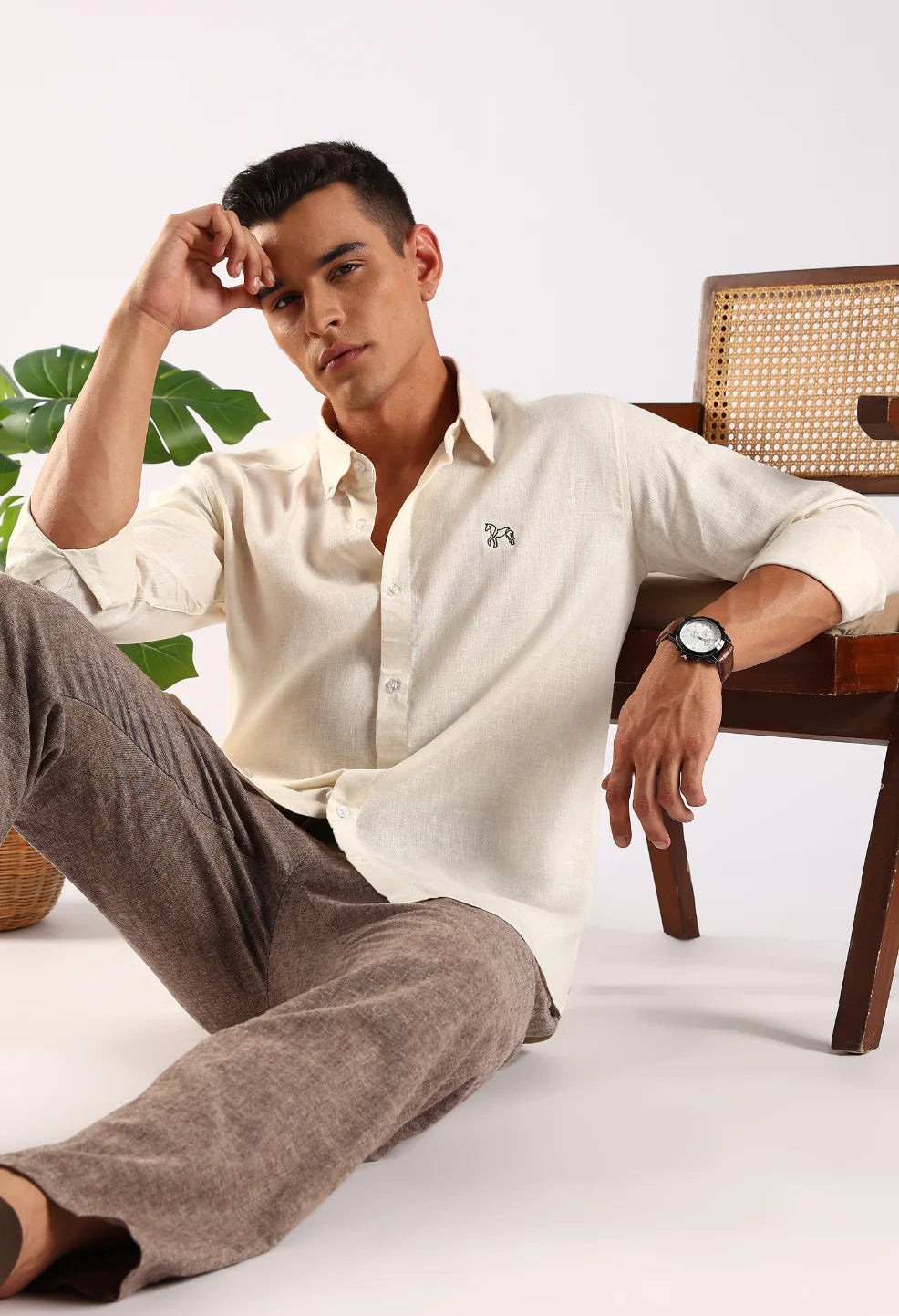 Linen Cream Shirt