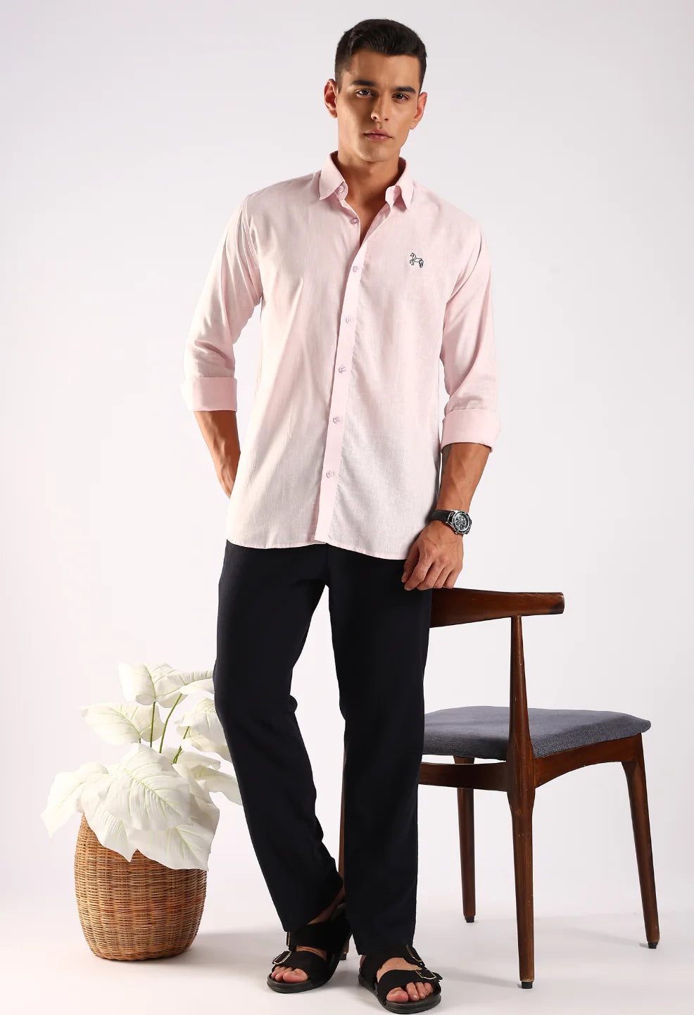 Linen Pink Shirt
