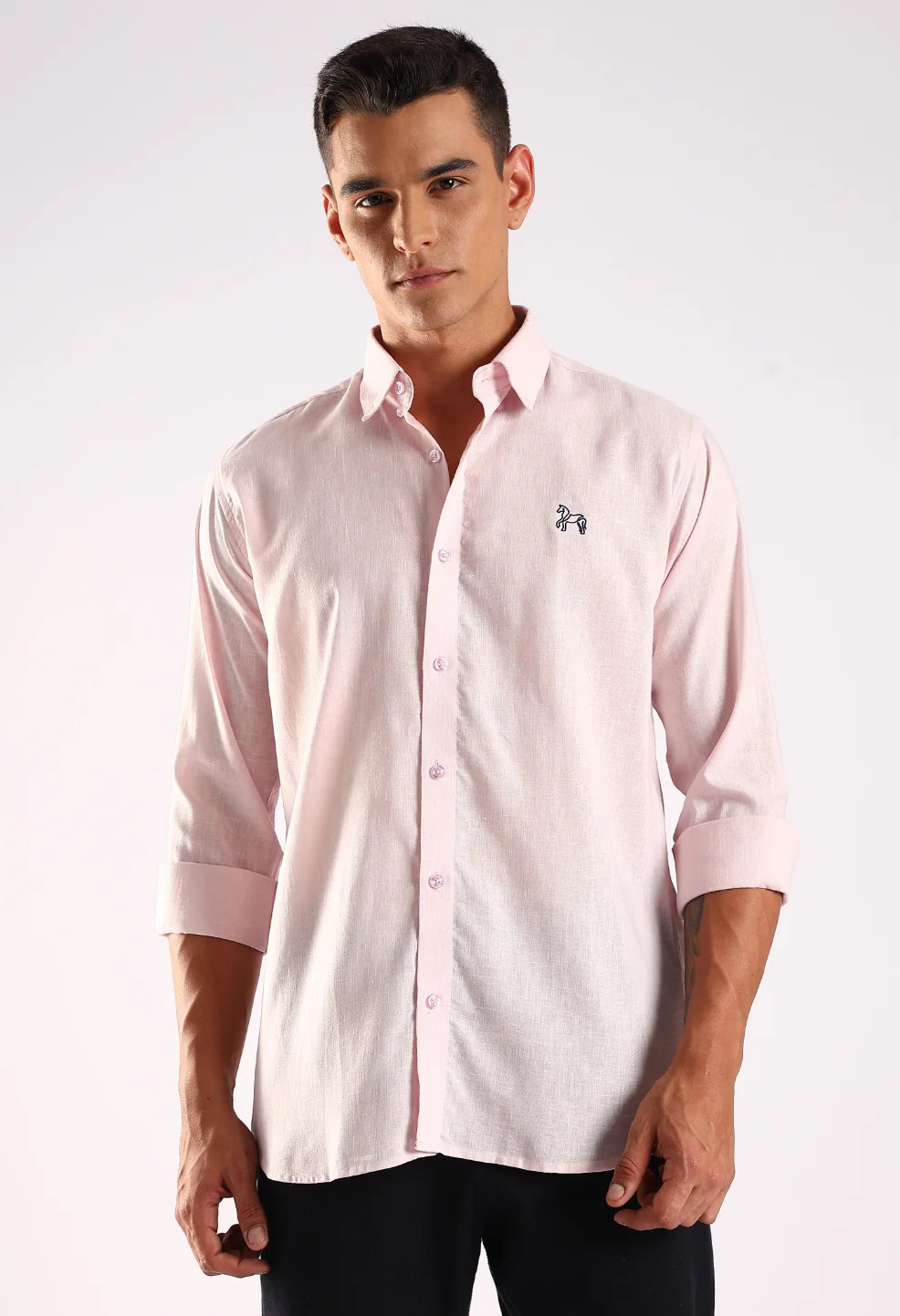 Linen Pink Shirt