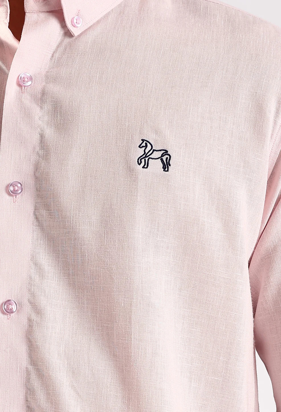 Linen Pink Shirt