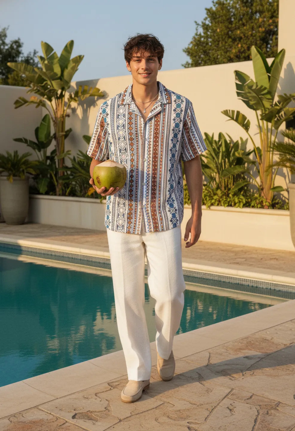 Mediterranean Drift Half Sleeves Shirt