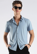 Nylon Spendex Light Blue Shirt