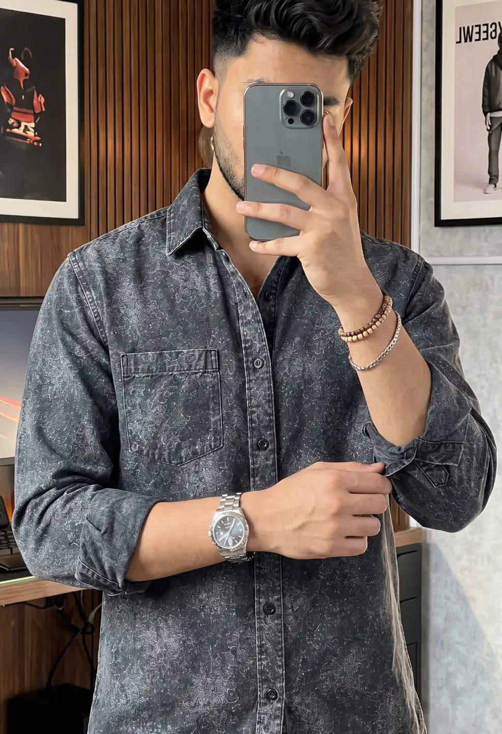 Washed Charcoal Shirt