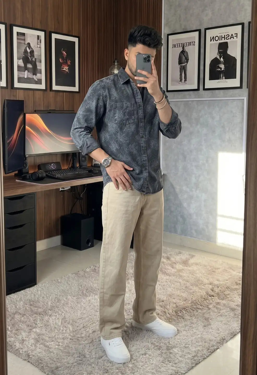 Washed Charcoal Shirt